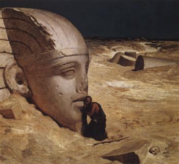 Elihu Vedder : The Questioner of the Sphinx